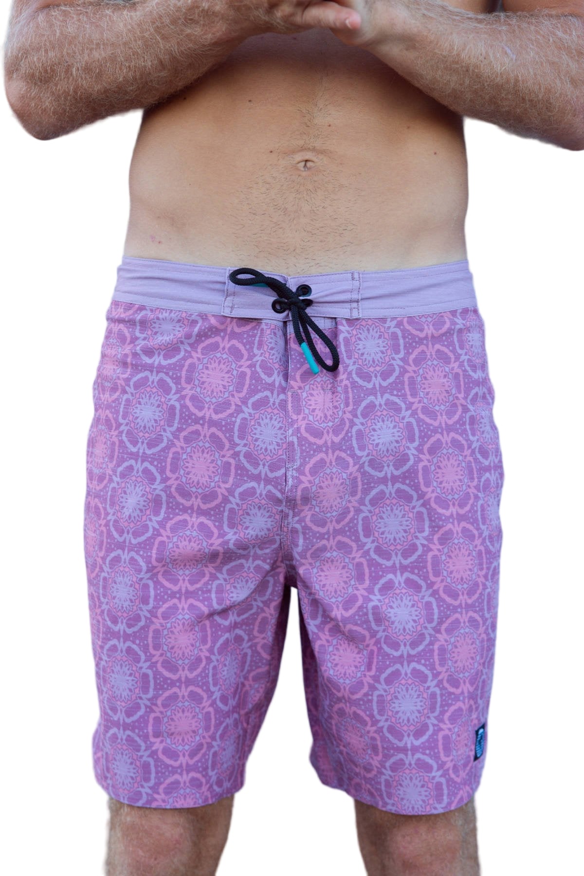 Pink Mandala Boardies Mens Shorts Mens Bottoms Skumi S