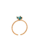Rose Gold Denim Blue Harper Ring Rings Tiger Tree