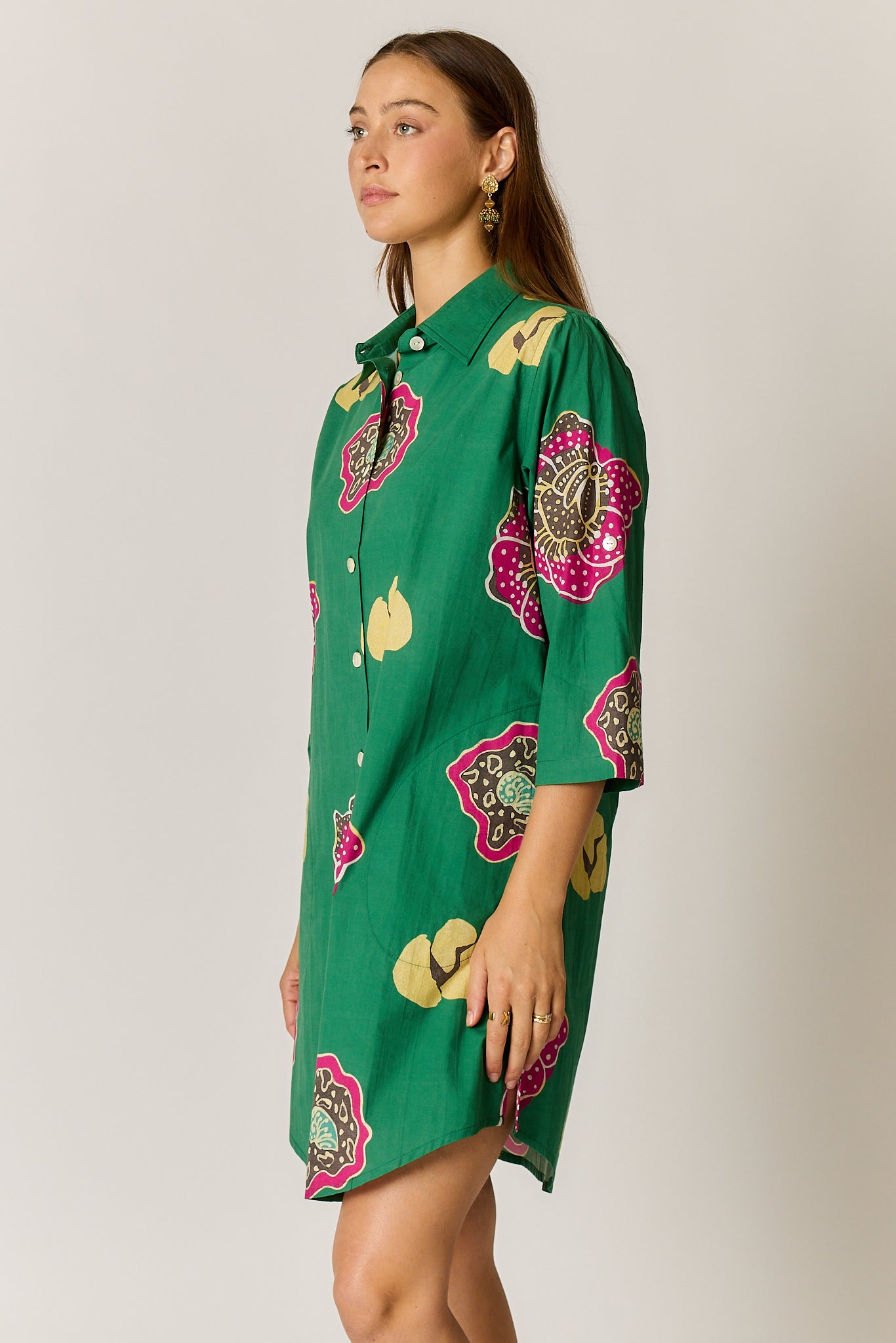Batik Shirtmaker Print Tops Ruby Yaya