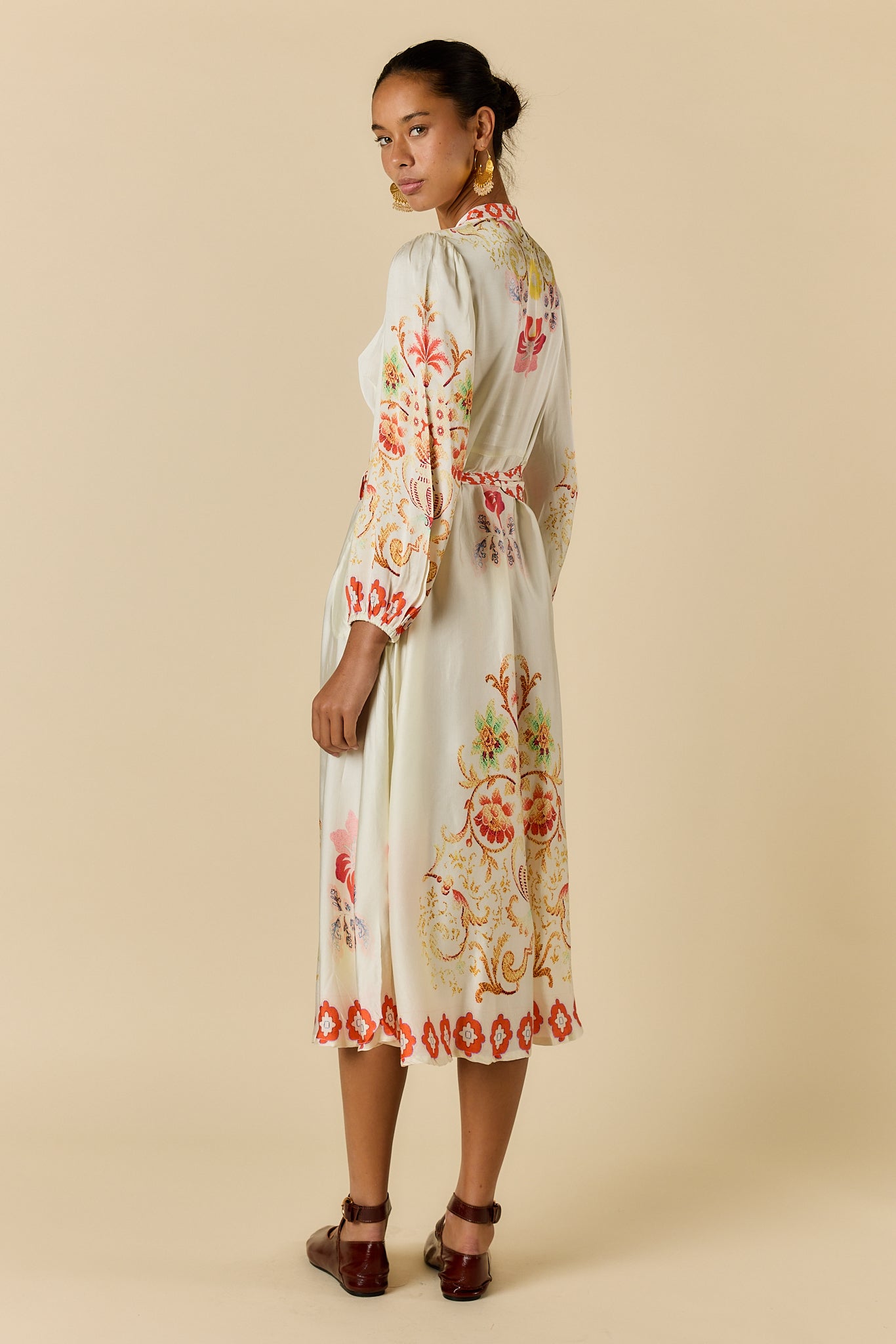 Gazte Maxi Cream Dresses Ruby Yaya