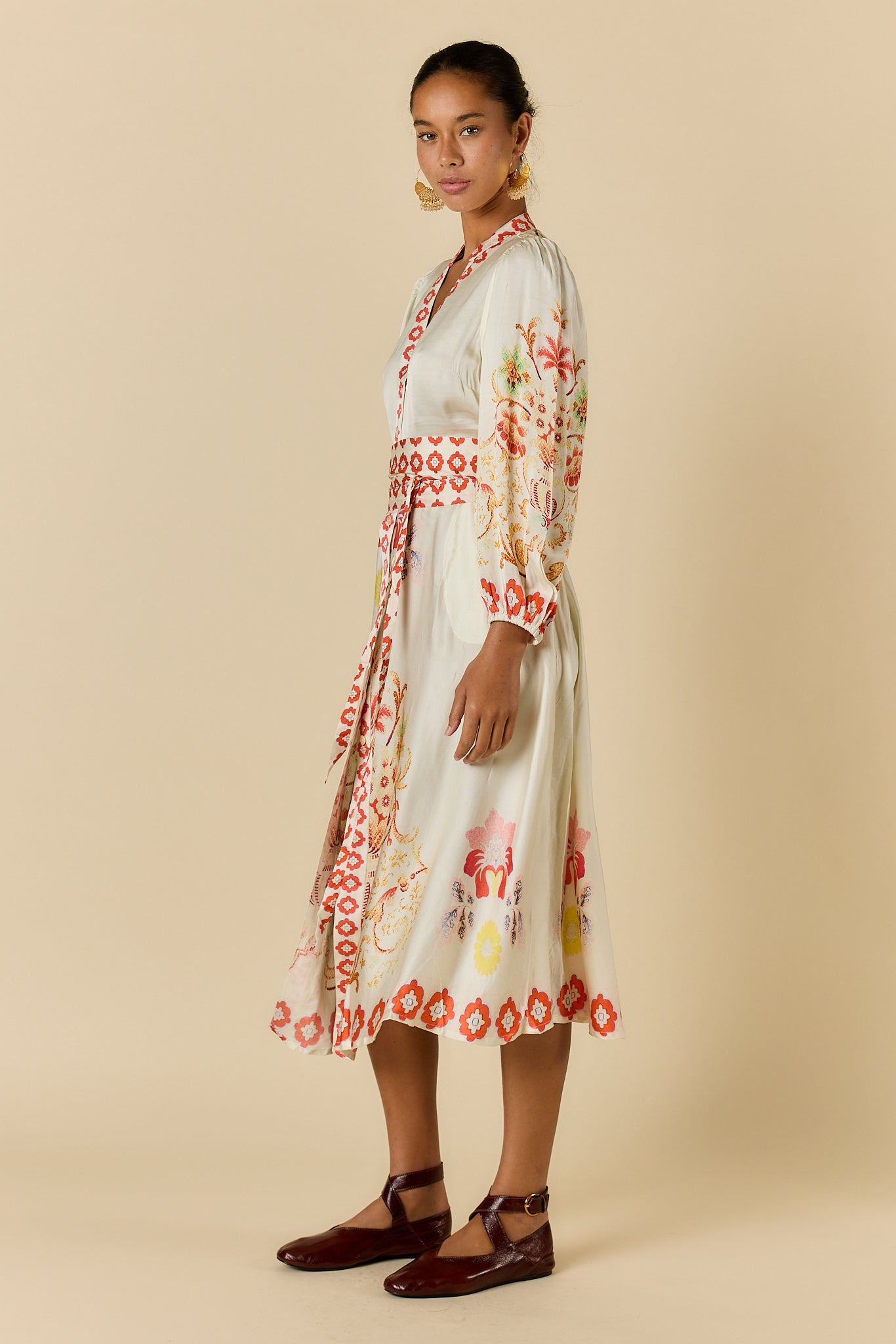 Gazte Maxi Cream Dresses Ruby Yaya