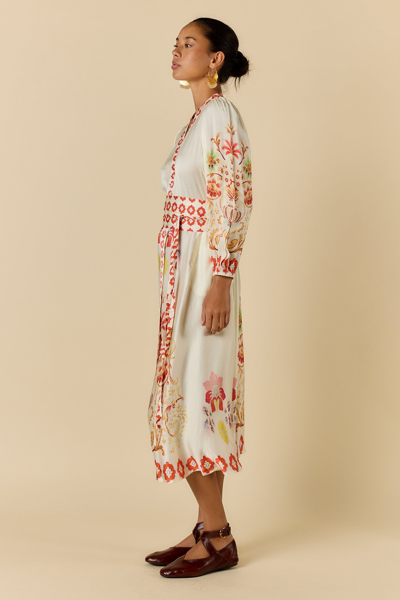 Gazte Maxi Cream Dresses Ruby Yaya