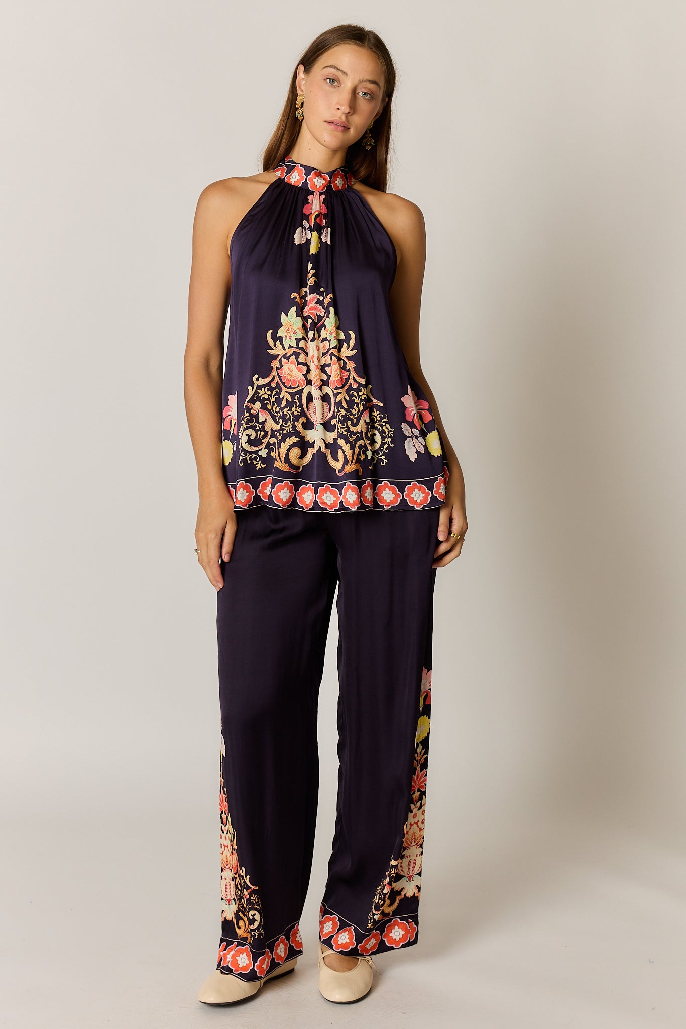 Gazte Top Burgundy Tops Ruby Yaya