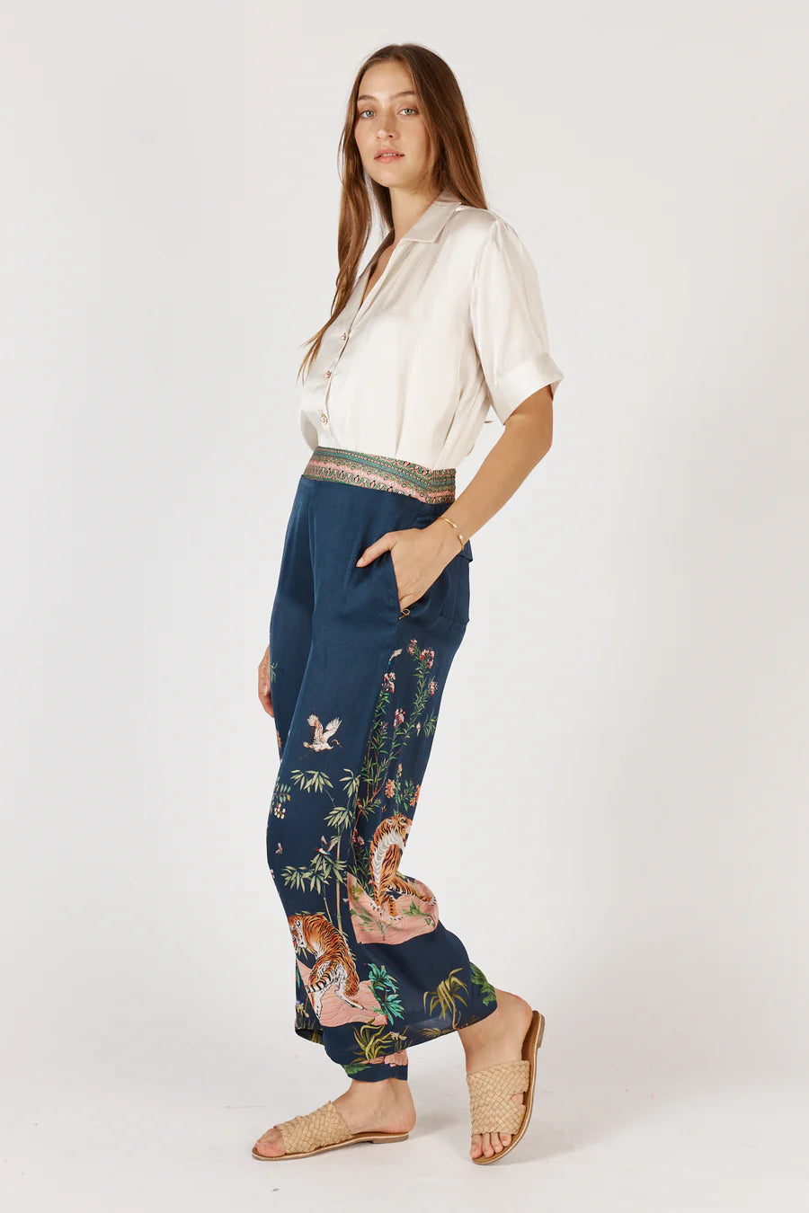 Georgia Shirt Cream Tops Ruby Yaya