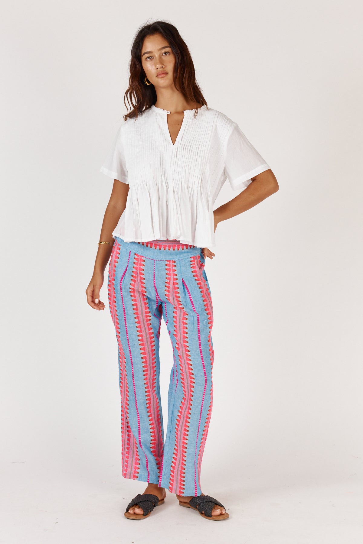 Ithaca Pant neon Bottoms Ruby Yaya