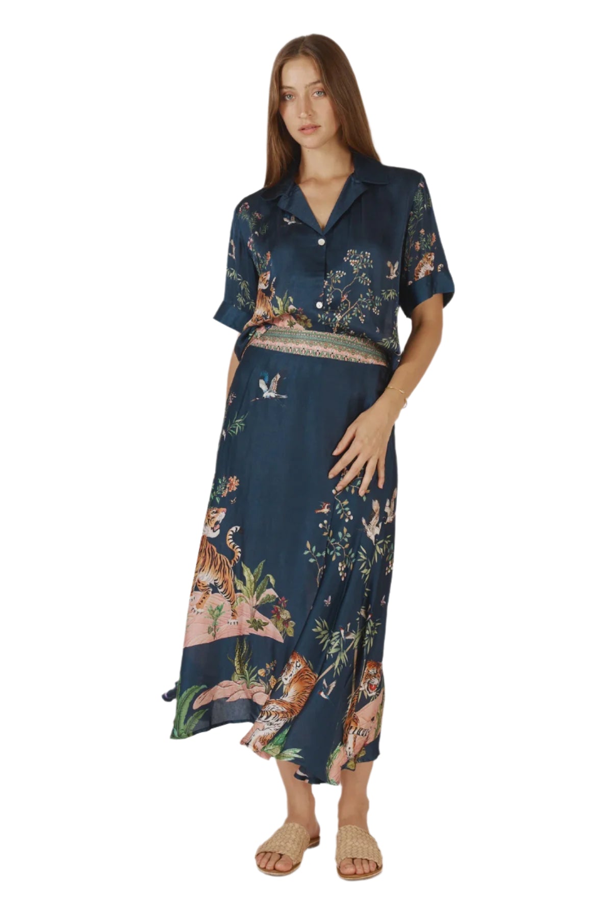 Machali Skirt Navy Skirts Ruby Yaya XS(36)