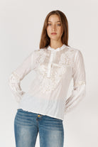 Moonshine Shirt White Tops Ruby Yaya