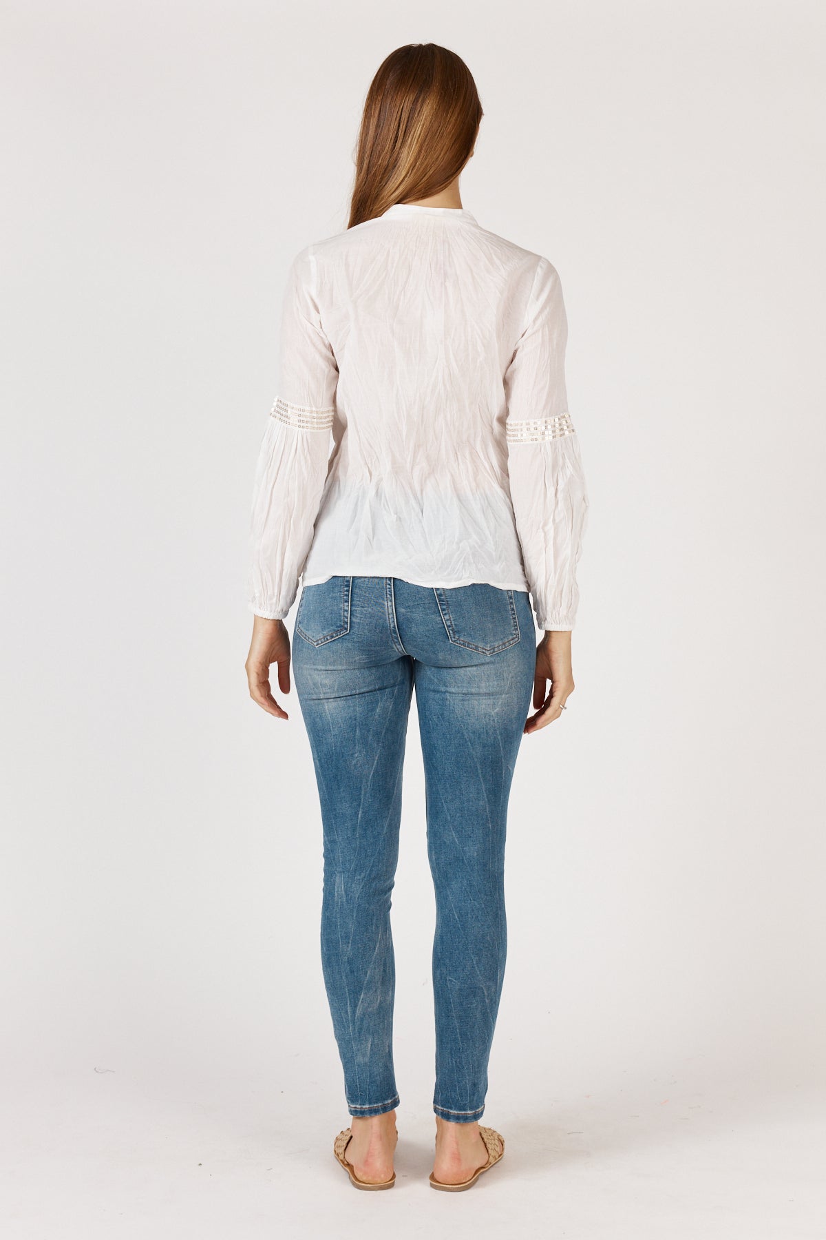 Moonshine Shirt White Tops Ruby Yaya