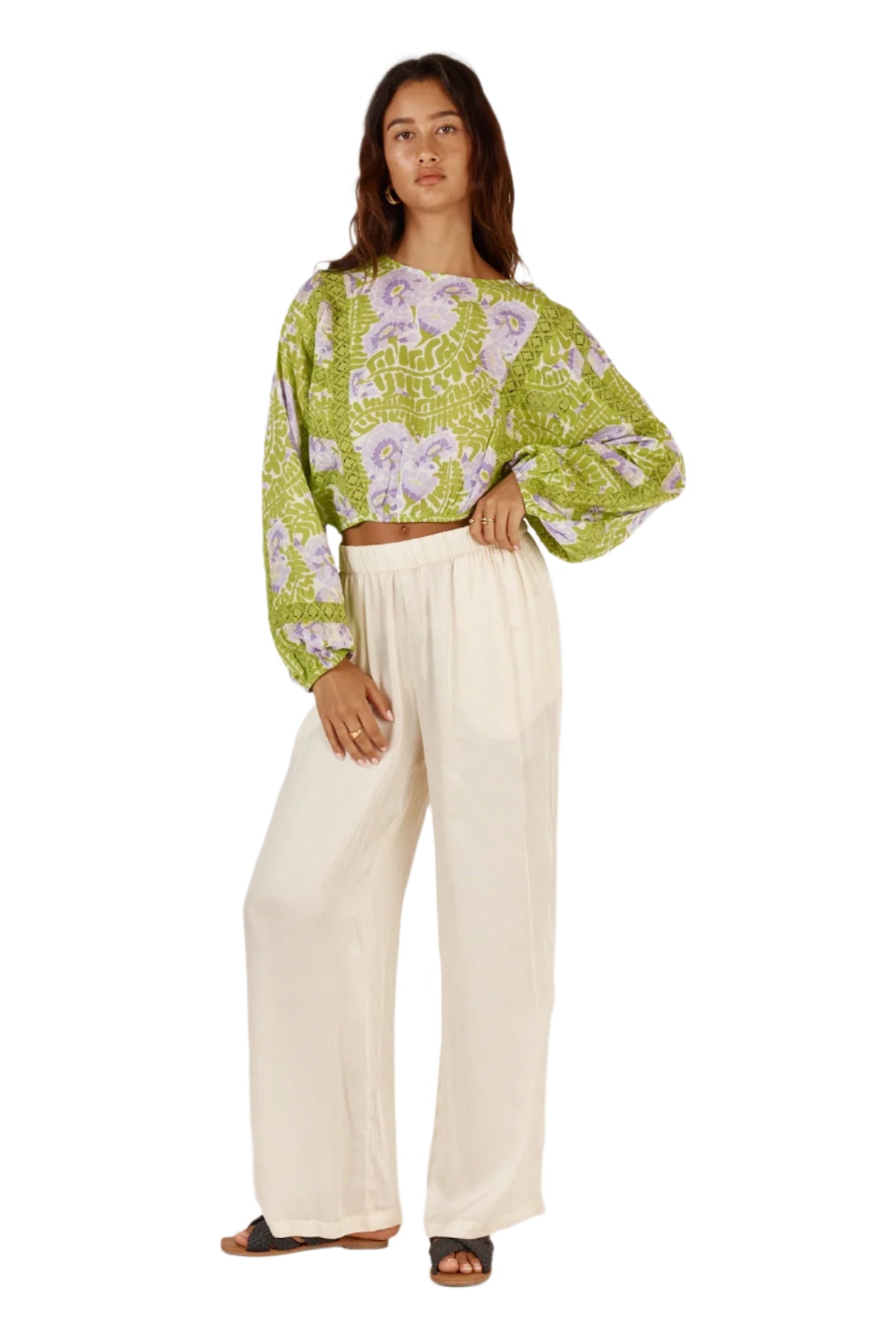 Munchen Pant Cream Bottoms Ruby Yaya XS(6-8)