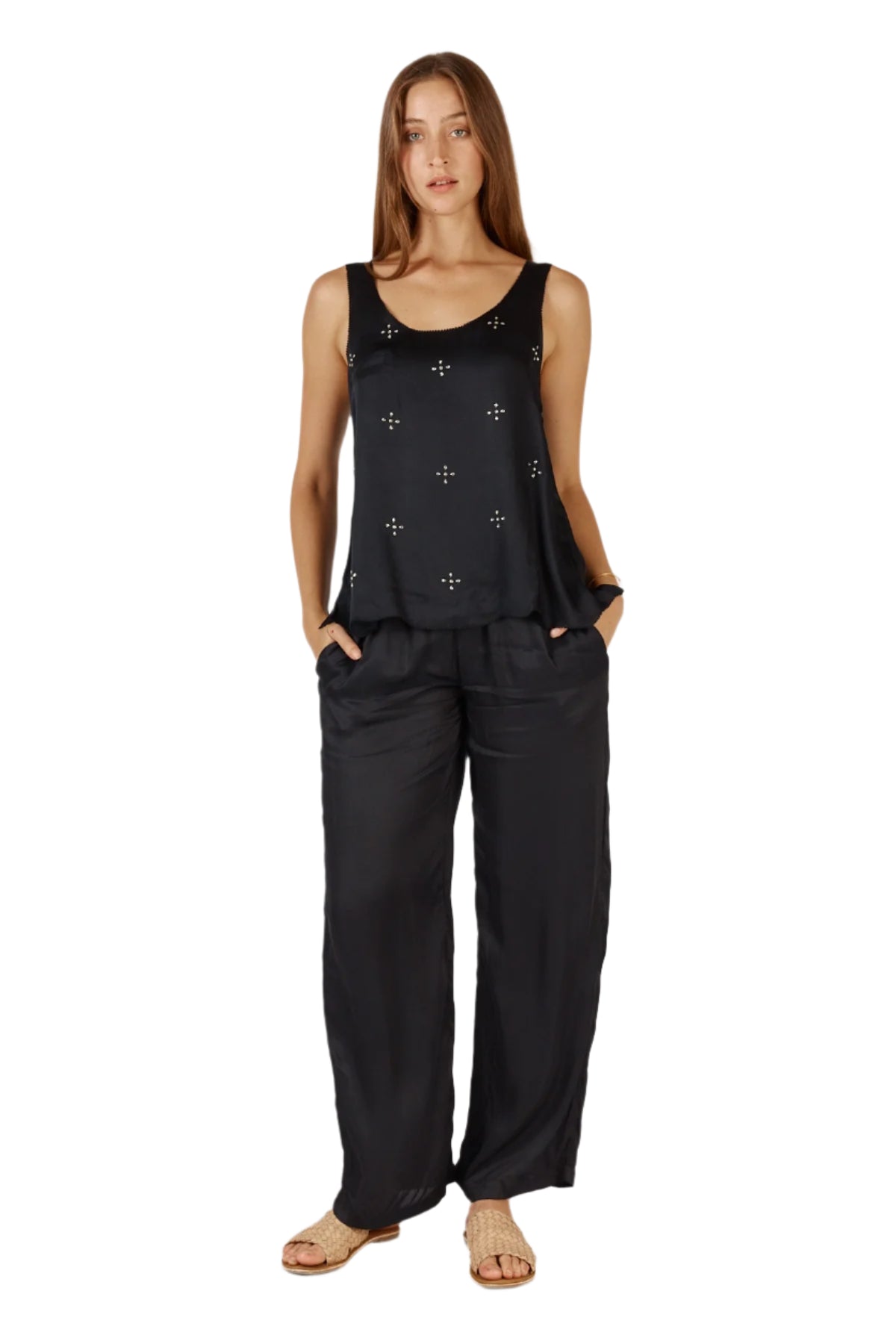 Munchen Singlet Black Tops Ruby Yaya XS(6)