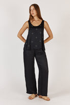 Munchen Singlet Black Tops Ruby Yaya