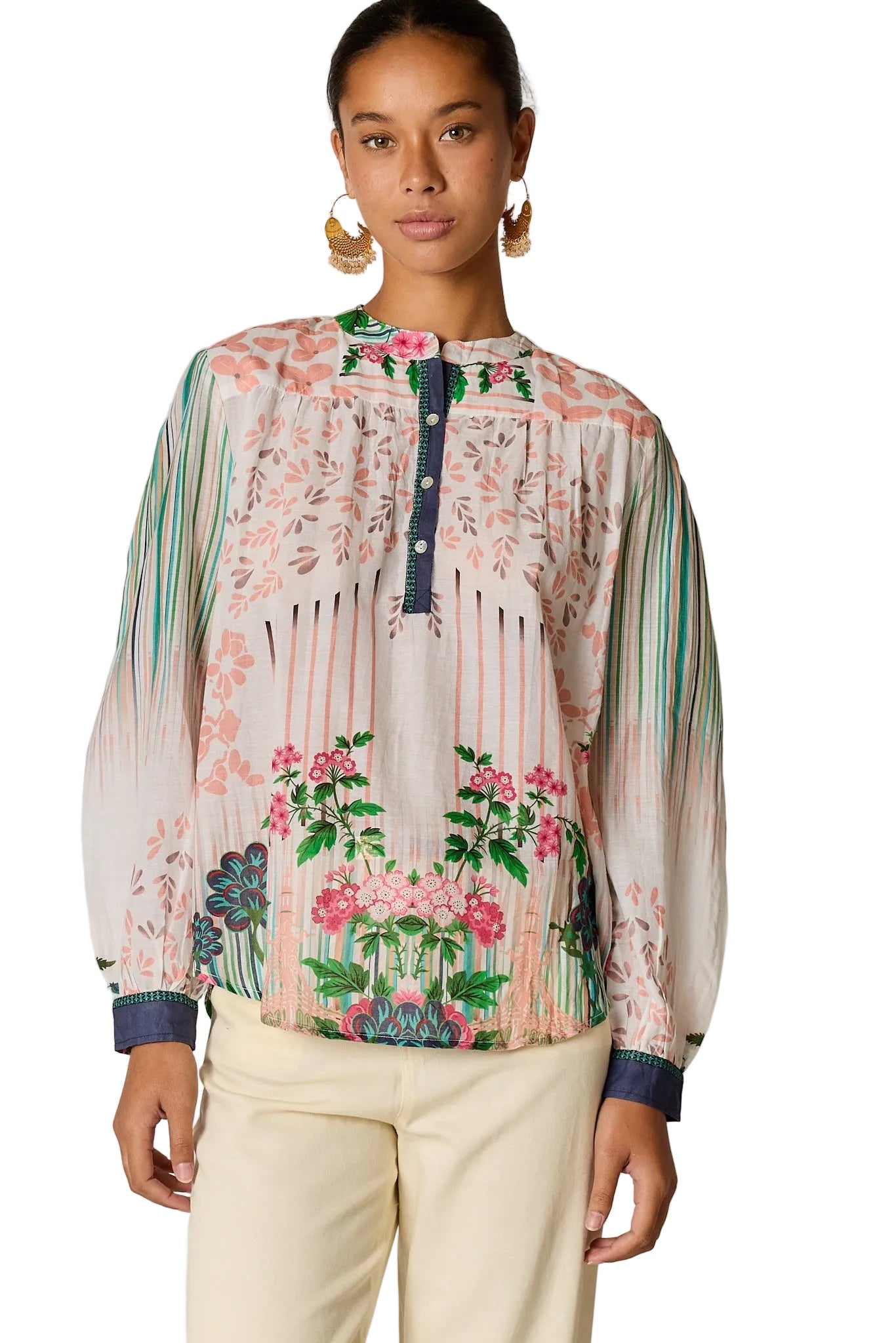 Roseanne Shirt Multi Tops Ruby Yaya S