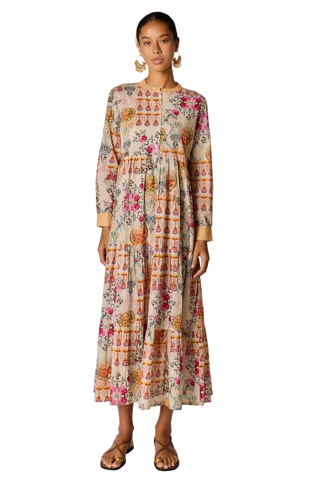 Rosetta Maxi Gold Dresses Ruby Yaya XS(36)
