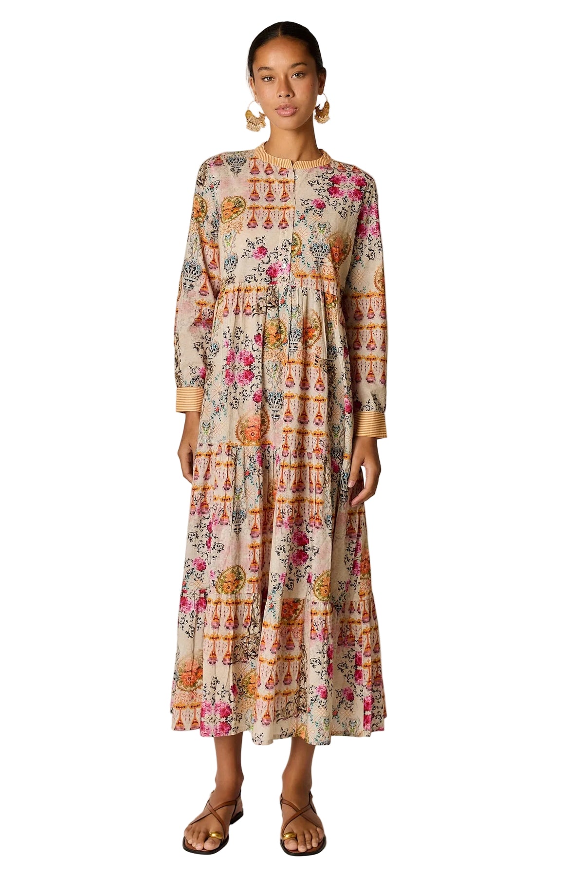Rosetta Maxi Gold Dresses Ruby Yaya XS(36)