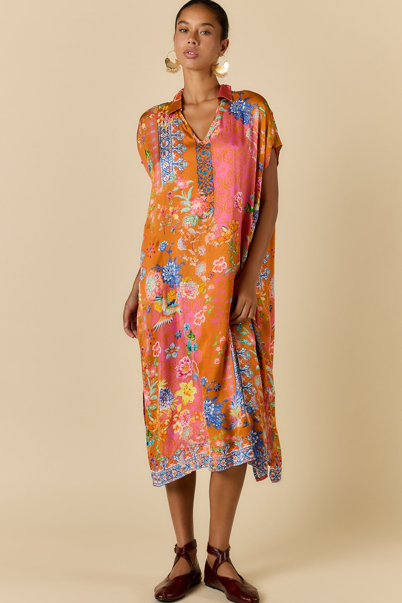 Songbird Kaftan Tobacco Dresses Ruby Yaya