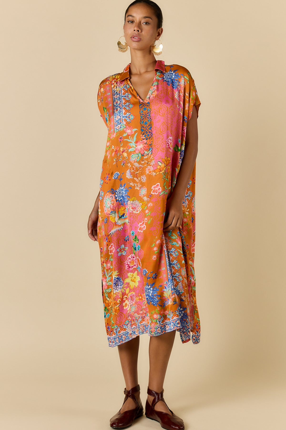 Songbird Kaftan Tobacco Dresses Ruby Yaya