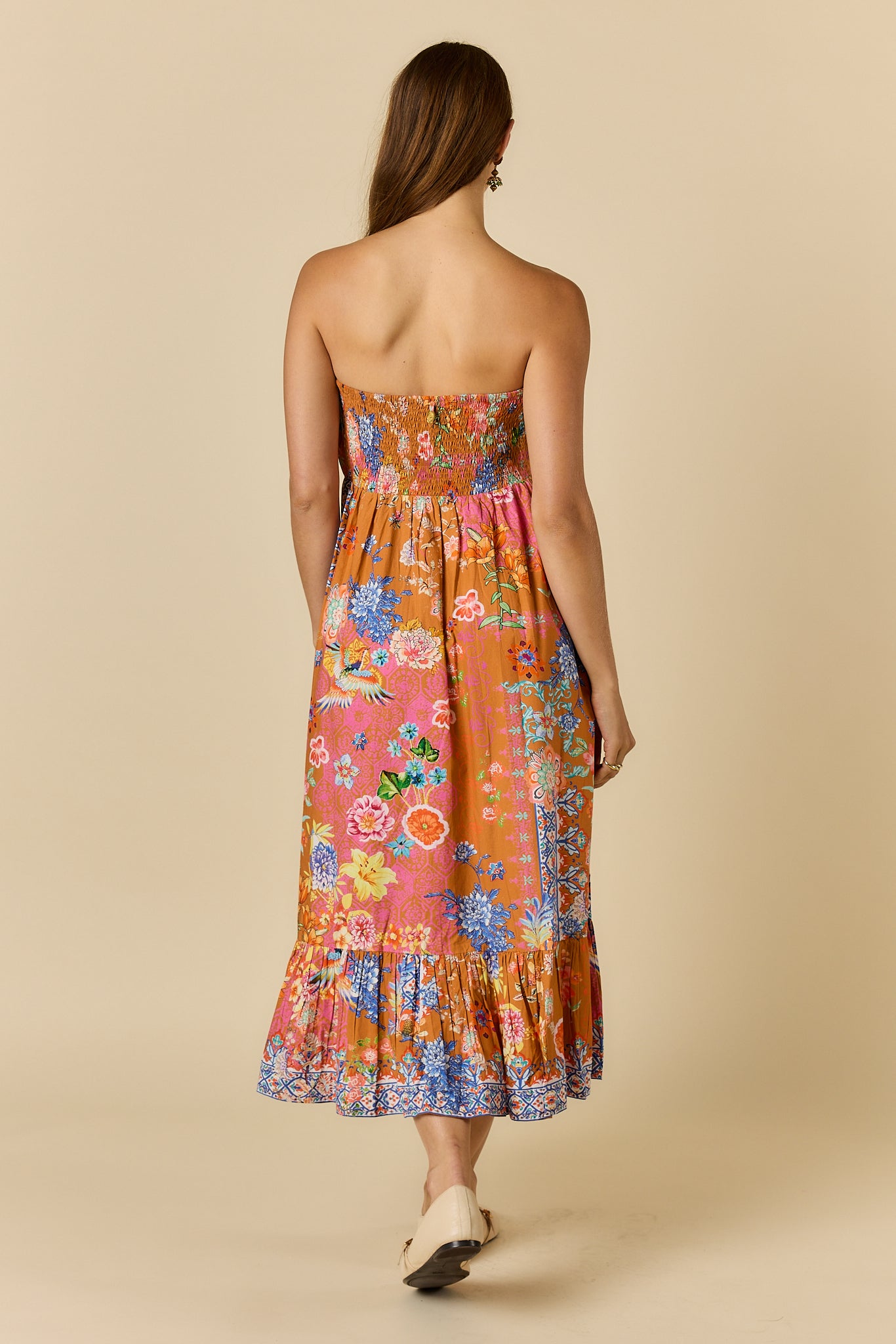 Songbird Strapless Tobacco Dresses Ruby Yaya