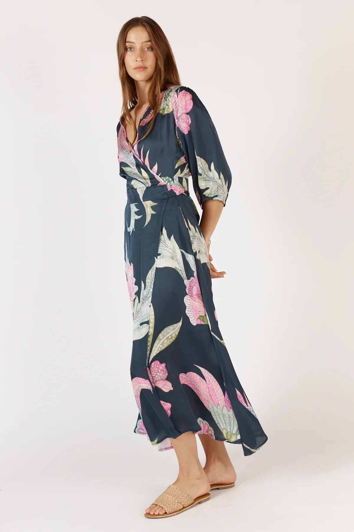 Ubud Wrap Navy Dresses Ruby Yaya