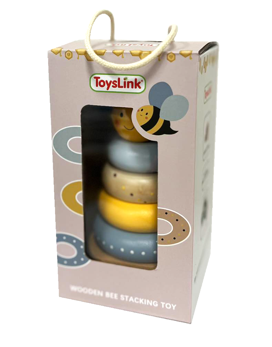 Wooden Bee Stacking Toy Gifts and Accessories ToysLink