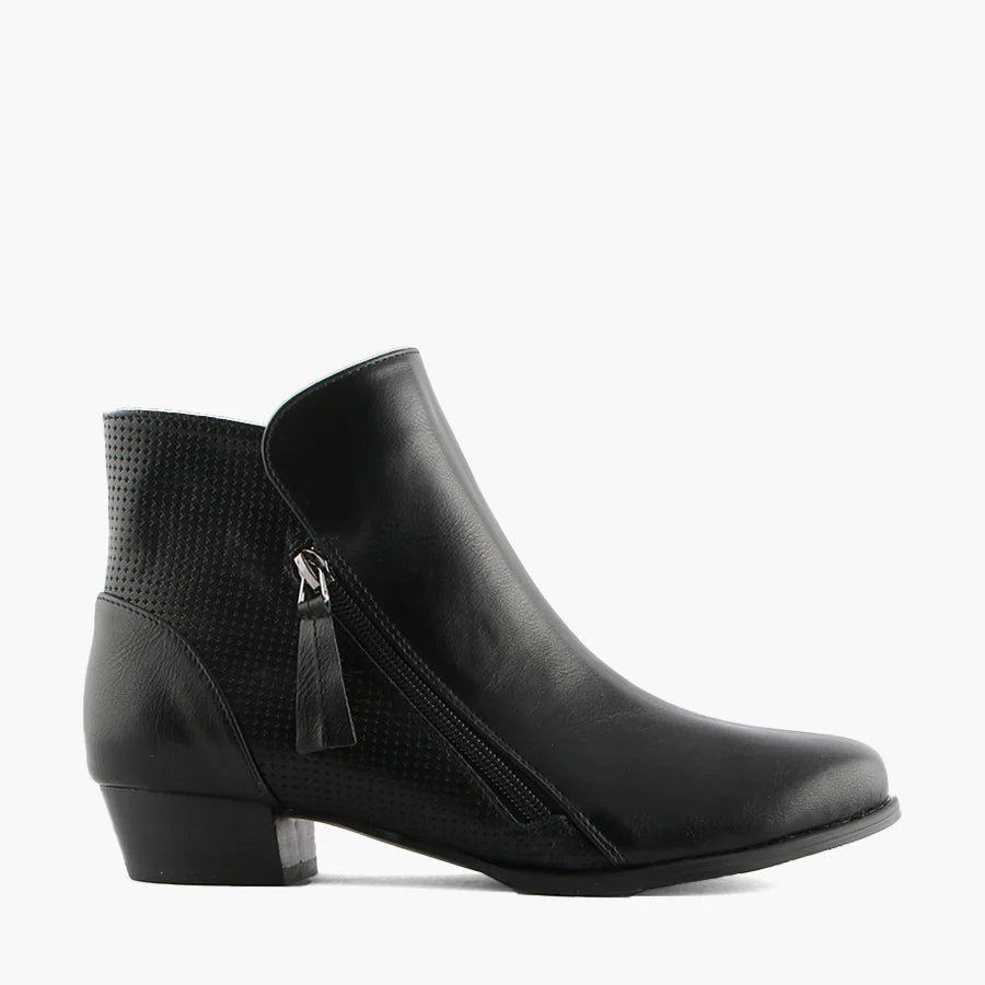 Cracker Ankle Boot Black - Global Free Style