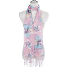 Scarf SC1352 PINK Scarves and Sarongs Ivys