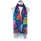 Scarf SC1950 DTEAL Scarves and Sarongs Ivys
