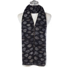 Scarf SC2342 BLACK Scarves and Sarongs Ivys