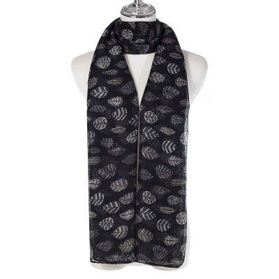 Scarf SC2342 BLACK Scarves and Sarongs Ivys