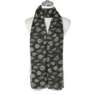 Scarf SC2342 DGREEN Scarves and Sarongs Ivys