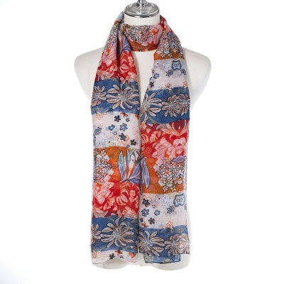 Scarf SC2356 RED Scarves and Sarongs Ivys