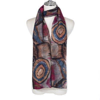 Scarf SC2655 COFFEE Scarves and Sarongs Ivys