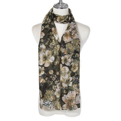 Scarf SC2667 GREEN Scarves and Sarongs Ivys