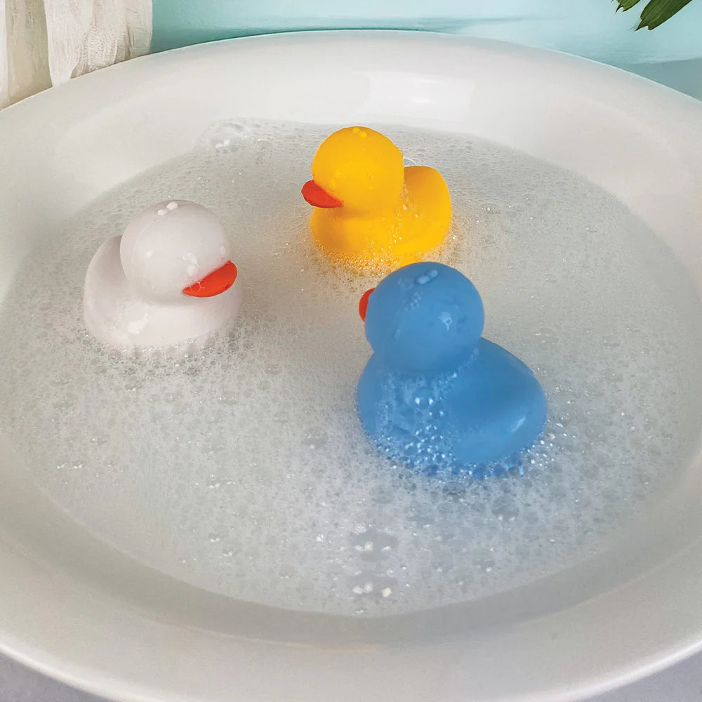 Silicone Squeezy Bath Toys Duck 3pc Gifts and Accessories Annabel Trends