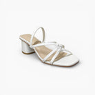 Sizzle Heels White Shoes Clarice