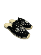 Espadrille Slides Black Shoes Ameise 36
