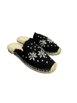 Espadrille Slides Black Shoes Ameise 36