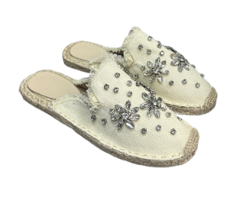 Espadrille Slides Ivory Shoes Ameise 36