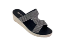 S-glitz Bling Wedge Black Shoes Ameise 36