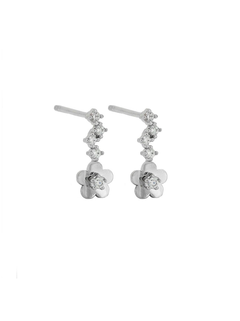 Silver Daisy Earring Earrings Tiger Tree