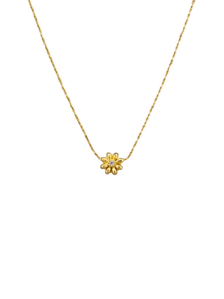 Gold Sweet Flower Necklace Necklaces Tiger Tree