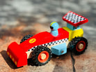 Wooden Racing Car-Red Gifts and Accessories ToysLink