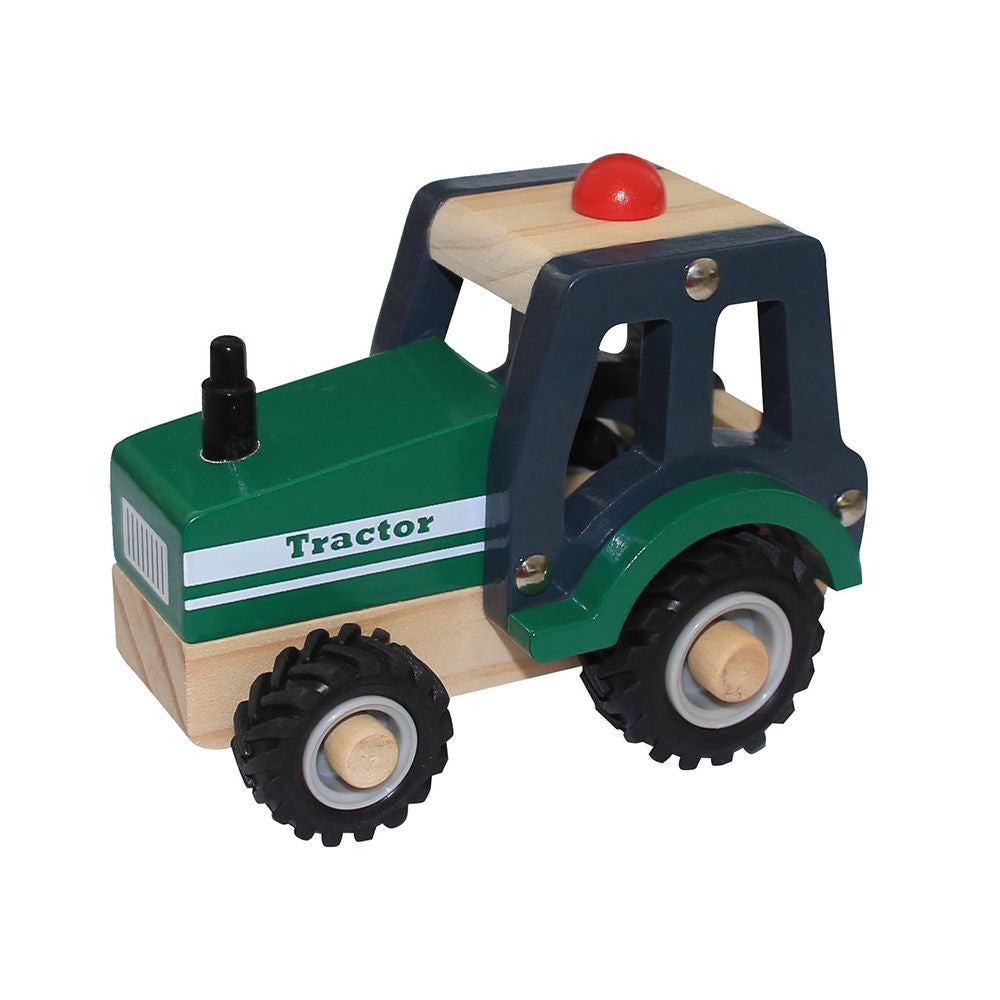 ToysLink Wooden Toy Tractor Green Gifts and Accessories ToysLink
