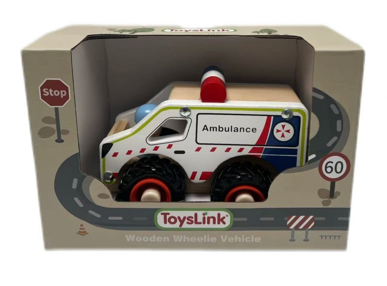 Wooden Ambulance Gifts and Accessories ToysLink