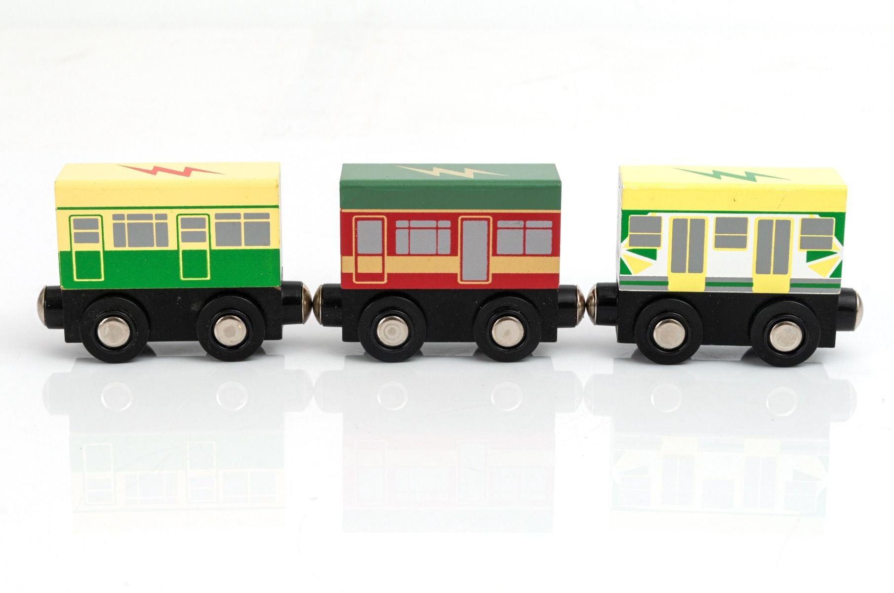 Wooden Magnetic Melbourne Tram Set Gifts and Accessories ToysLink