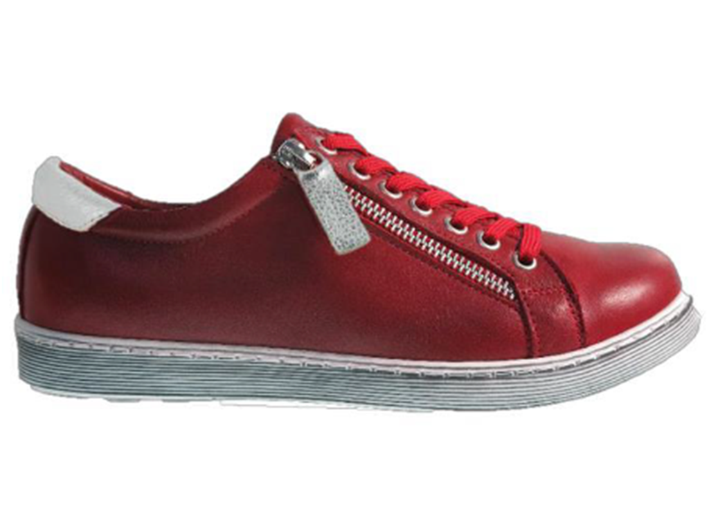 Token Shoes Chilli Red / Silver Shoes Rilassare   