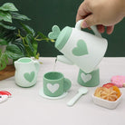 Green Silicone Tea Set Gifts and Accessories ToysLink