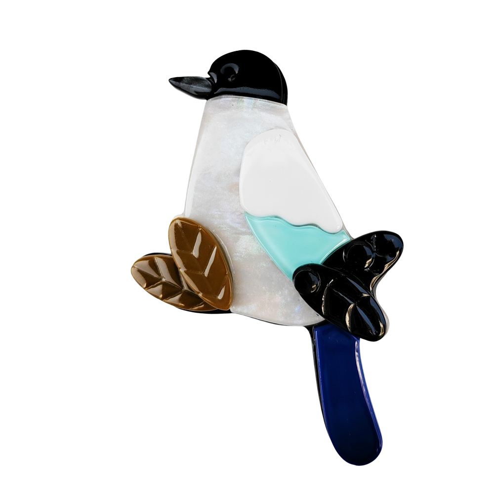 Iris Jay Brooch White Brooches Urban