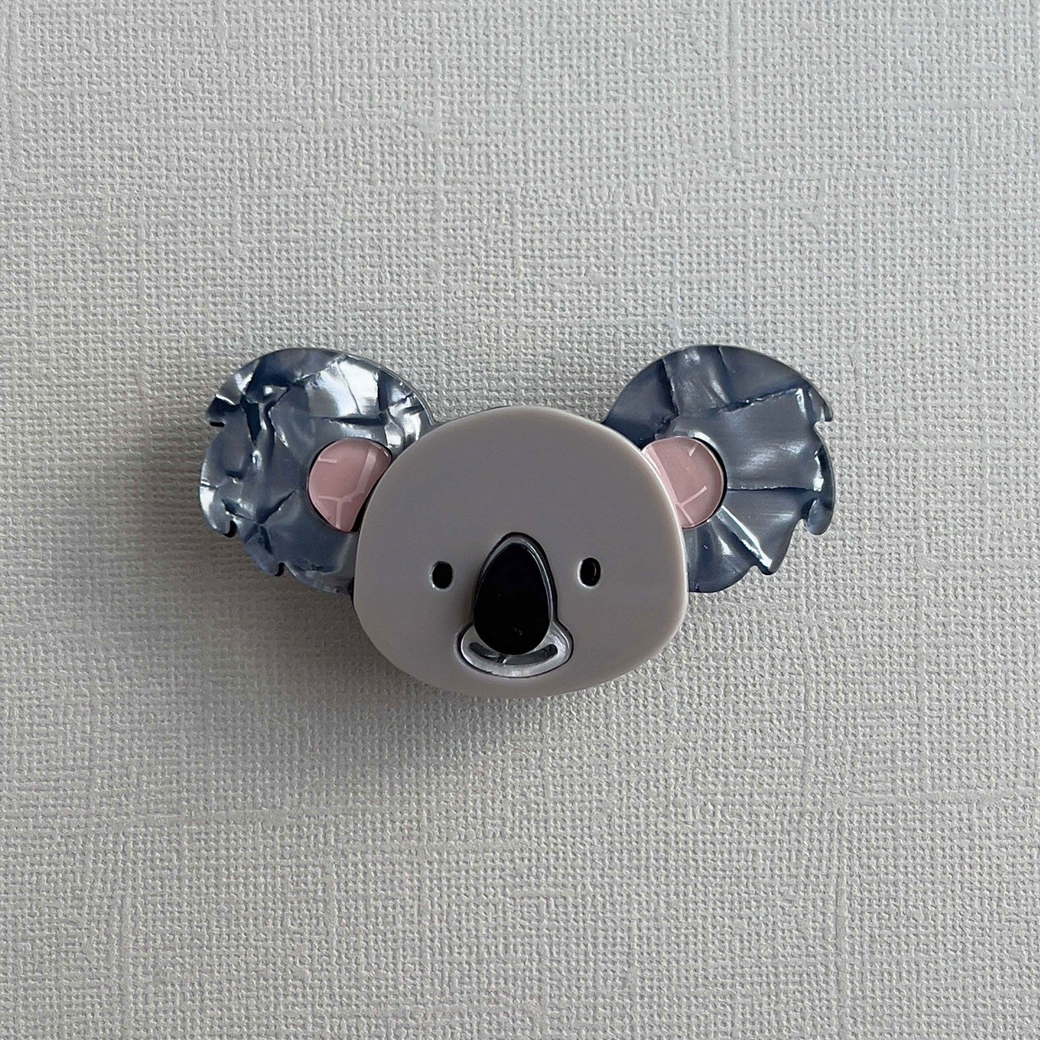 Iris Koala Brooch Grey Brooches Urban