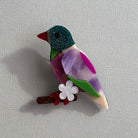 Iris Finch Brooch Pink Brooches Urban