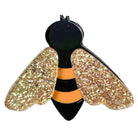 Iris Glitter Bee Brooch Yellow Brooches Urban